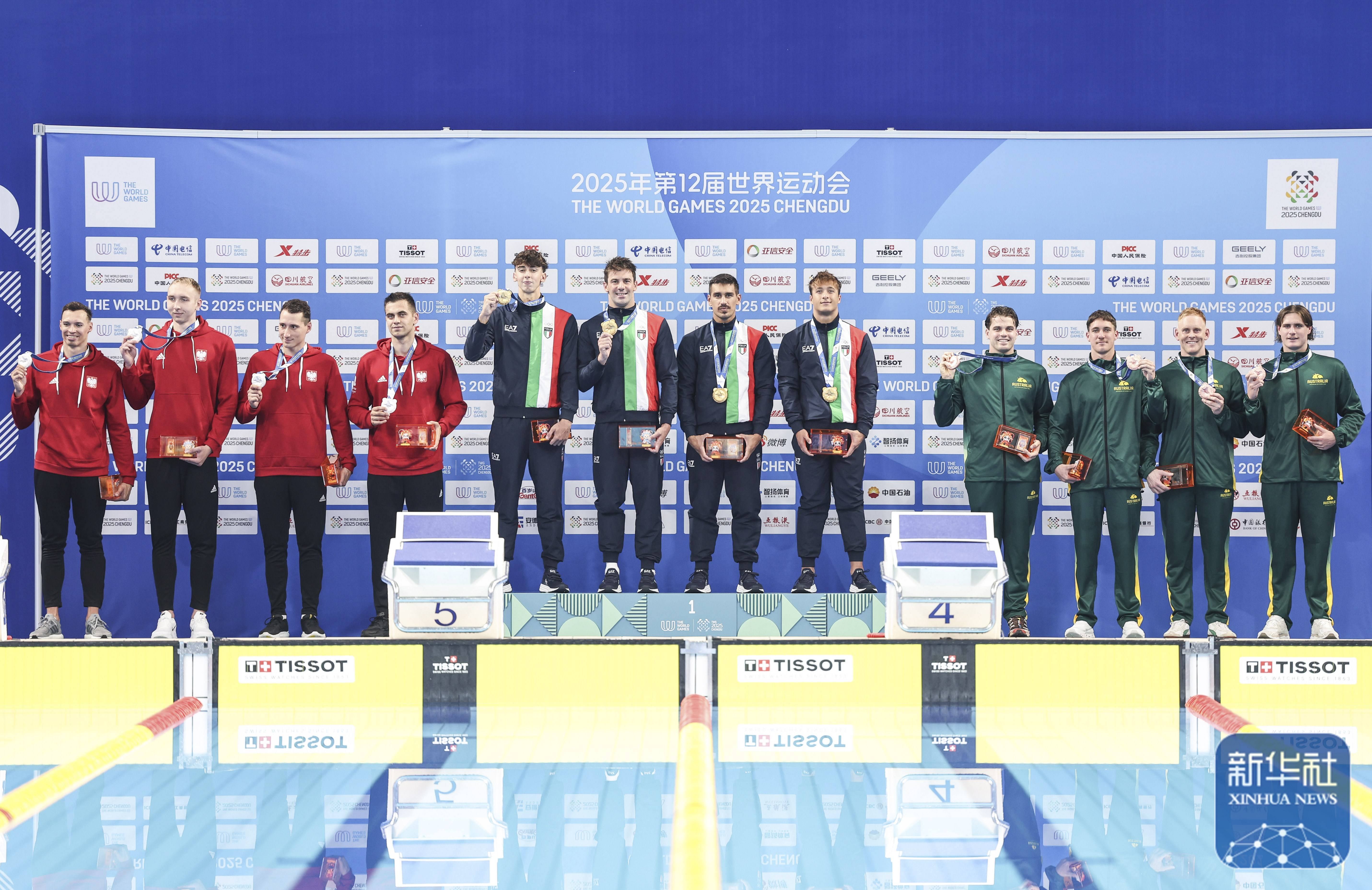 意大利队选手再次夺冠,团结合作 意大利队选手再次夺冠,团结合作