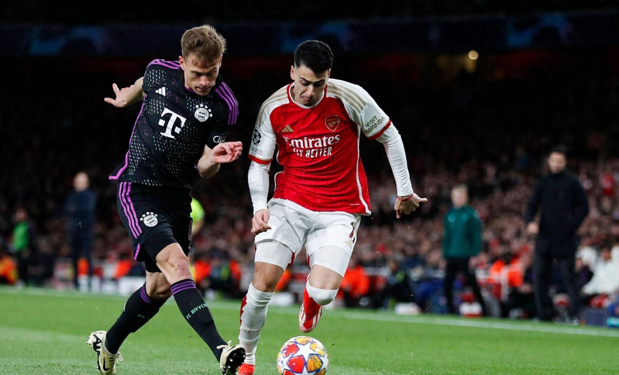 阿森纳碾压皇马，基米希高光表现